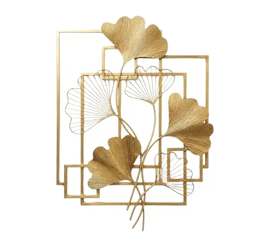 Floral Cutwork Iron Wall Art