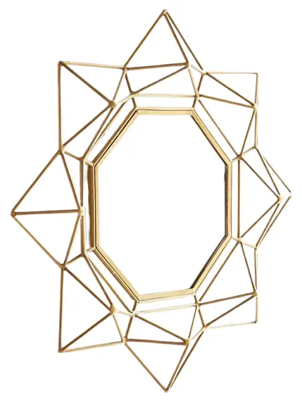 Arched Wrought Iron Mirror