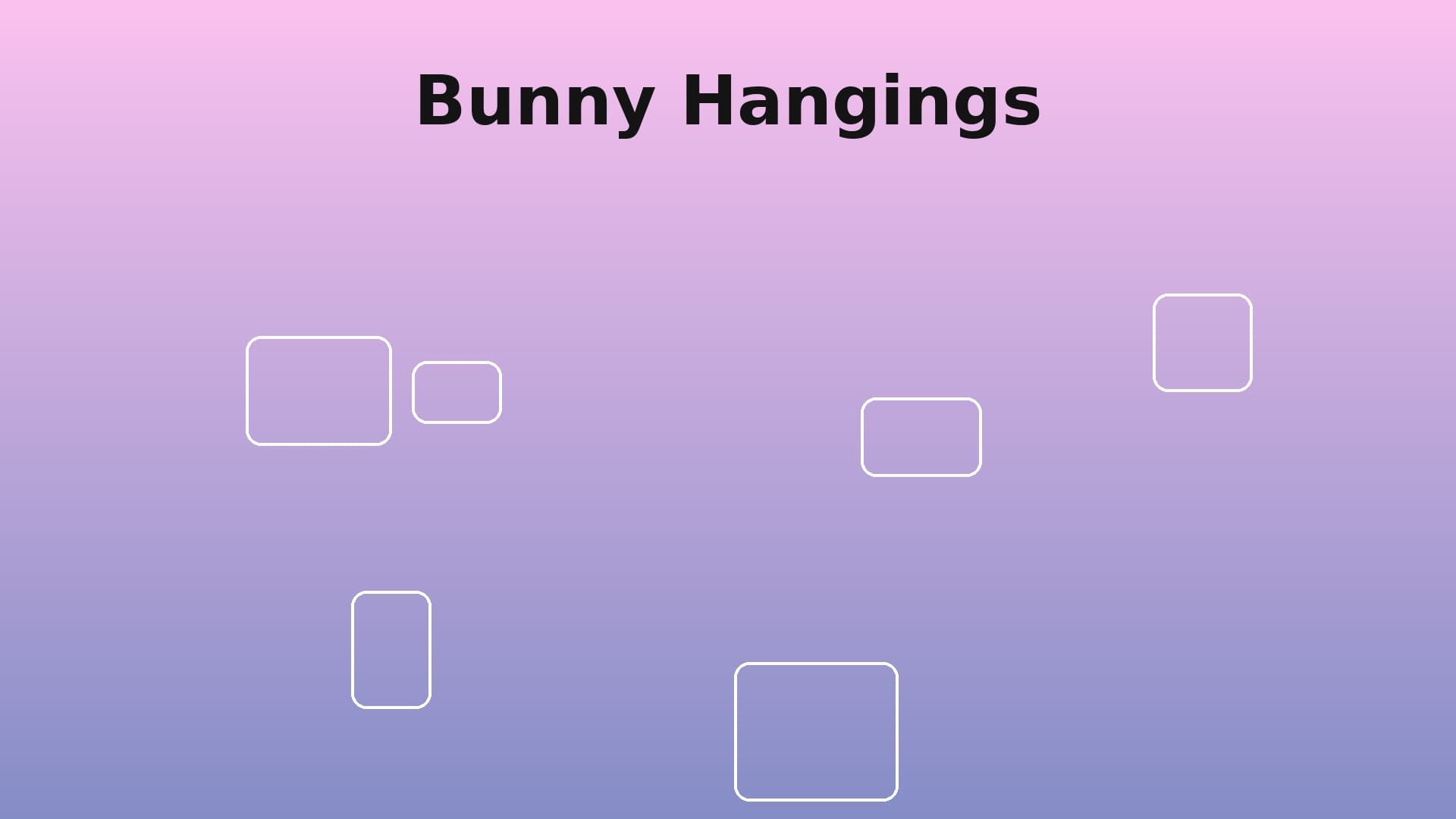 Bunny Hangings