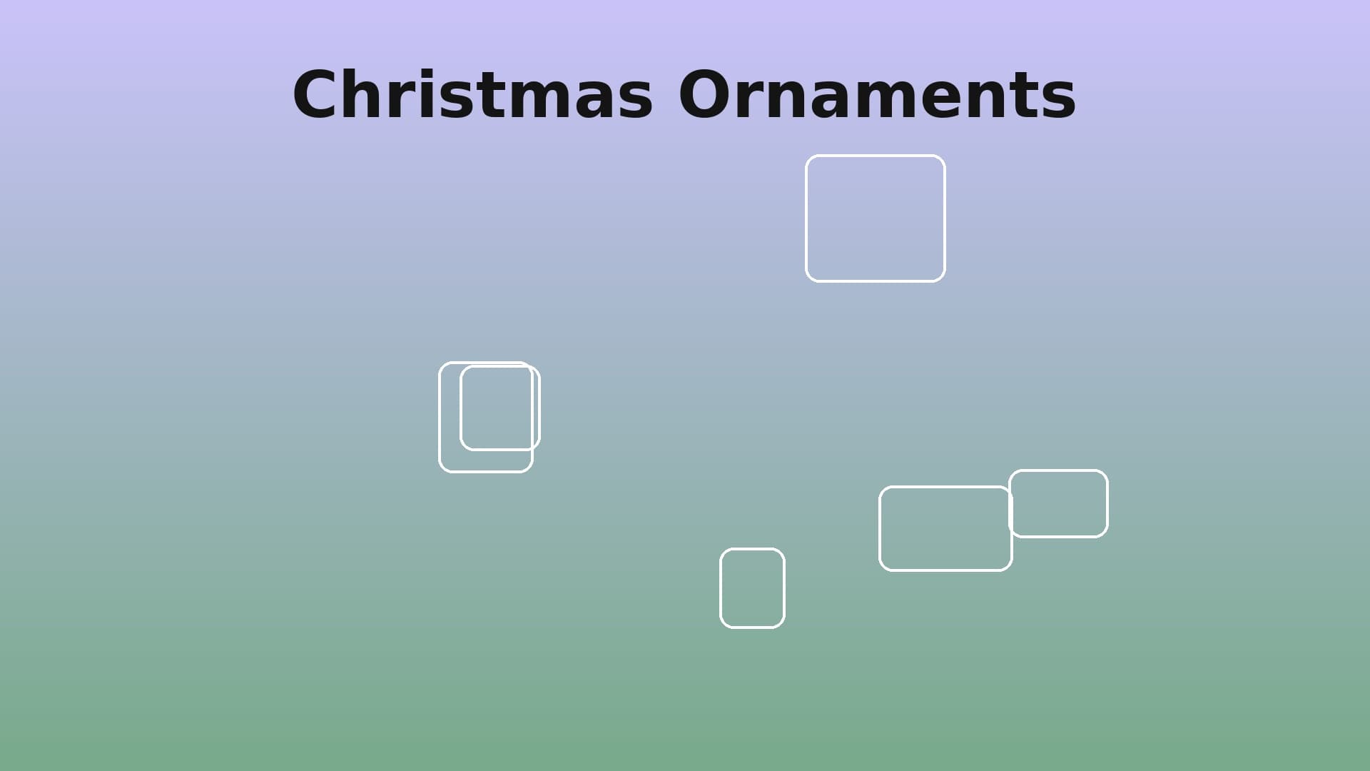 Christmas Ornaments
