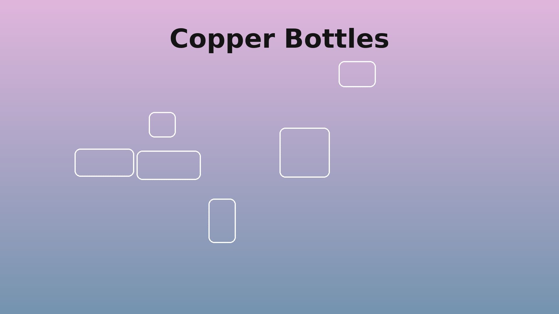 Copper Bottles & Mugs