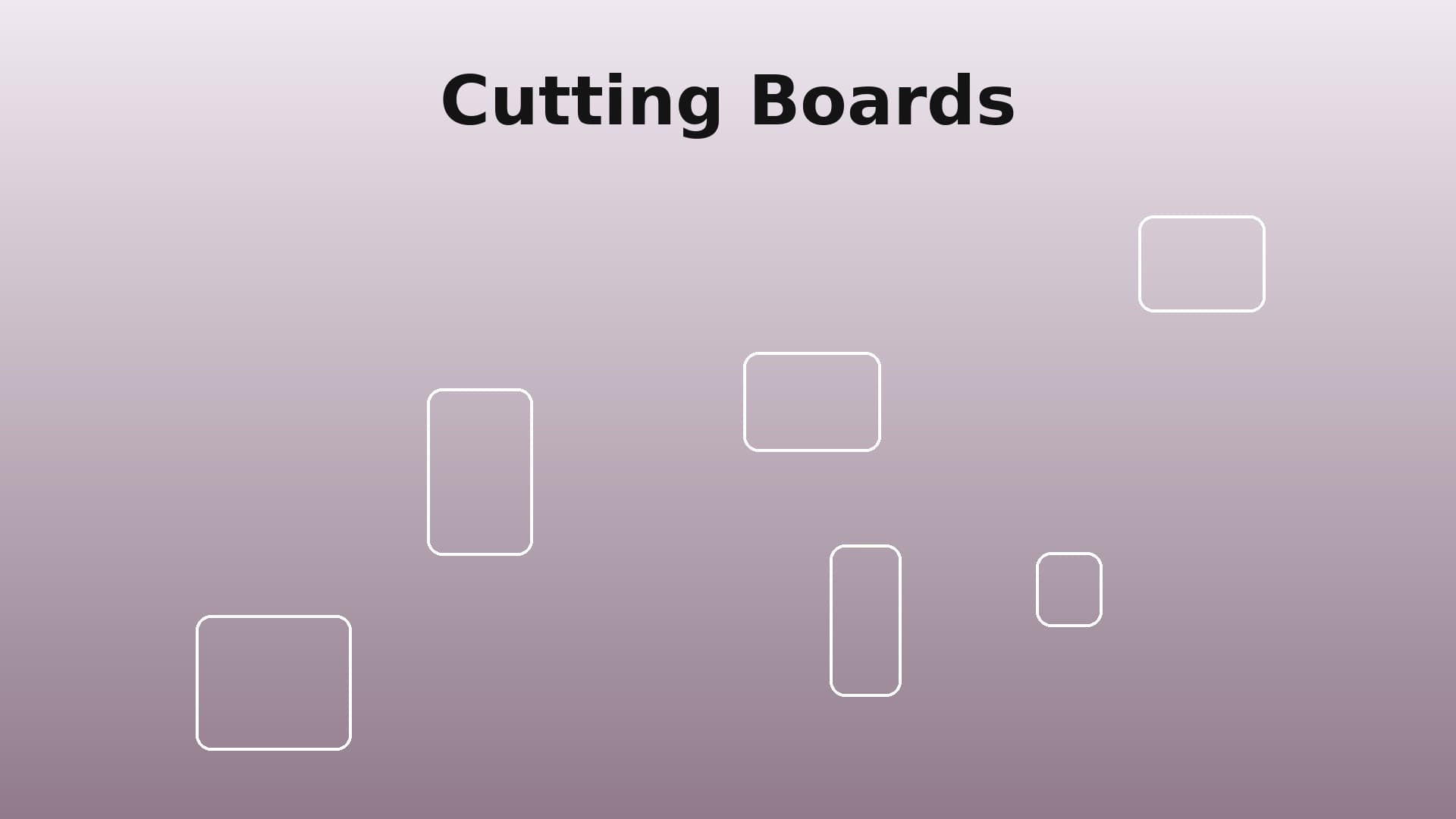 Cutting Boards