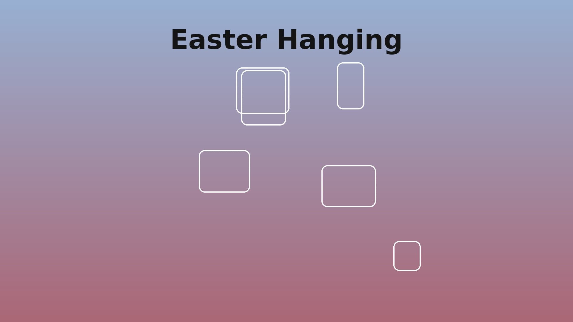 Easter Hanging Décor